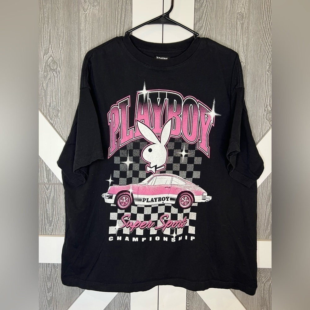 D14.14 Playboy Pac Sun Graphic Pink Car Unisex One Size (Mens Large Size Range)